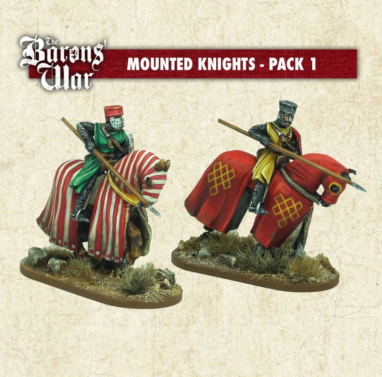 Mounted Knights 1 Footsore medieval historical miniatures