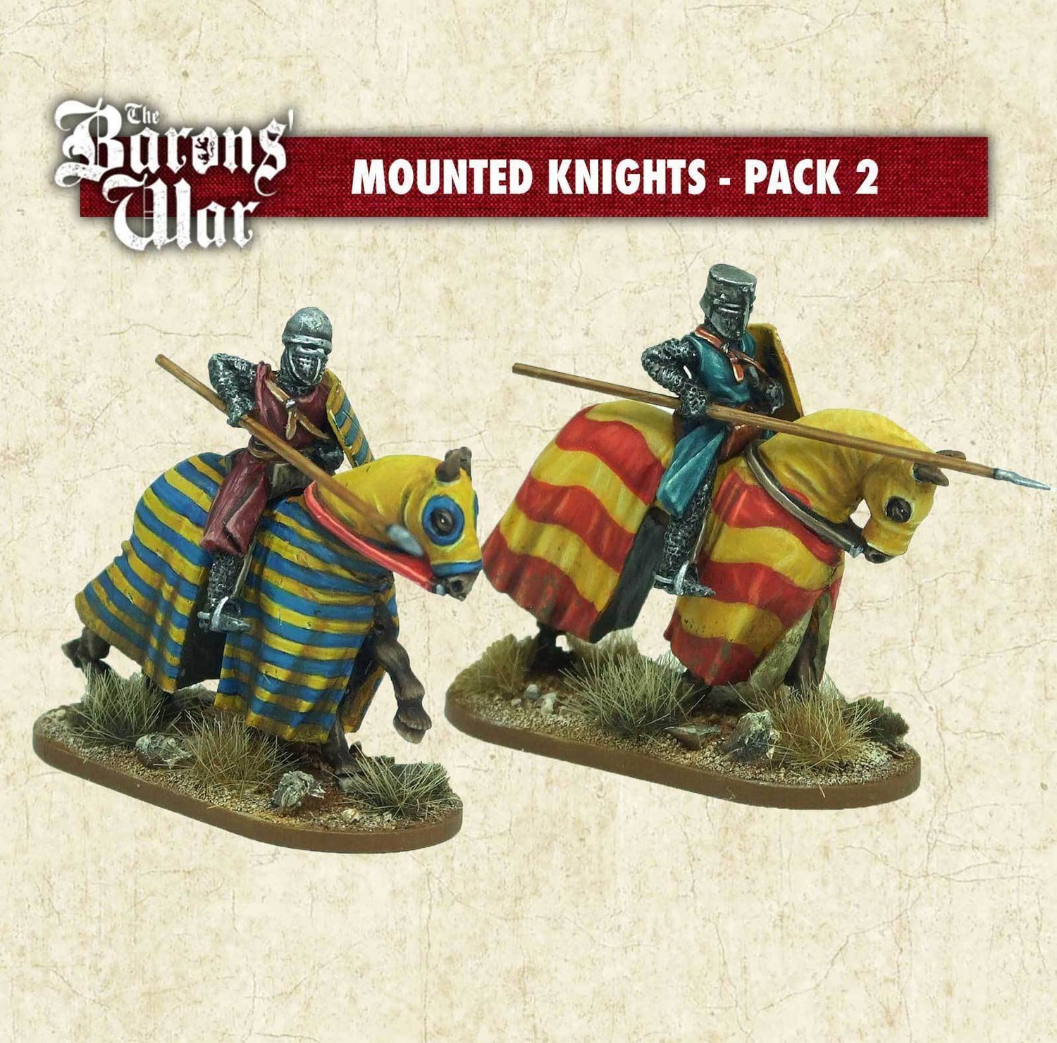 Mounted Knights 2 Footsore medieval historical miniatures