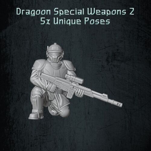 QM 3D Solarian Special Weapons Pack 2 40k Astra Militarum Stargrave Xenos Rampant 28mm Resin