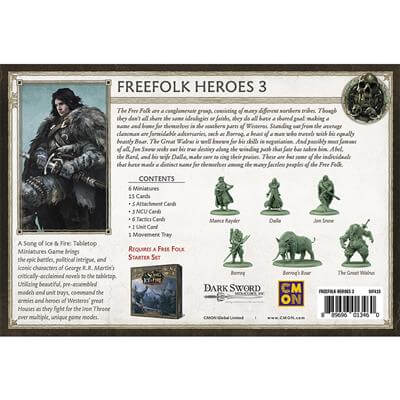 A SONG OF ICE & FIRE: FREE FOLK HEROES 3 MAY 27TH