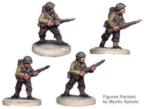 US Riflemen II WWII Crusader Miniatures